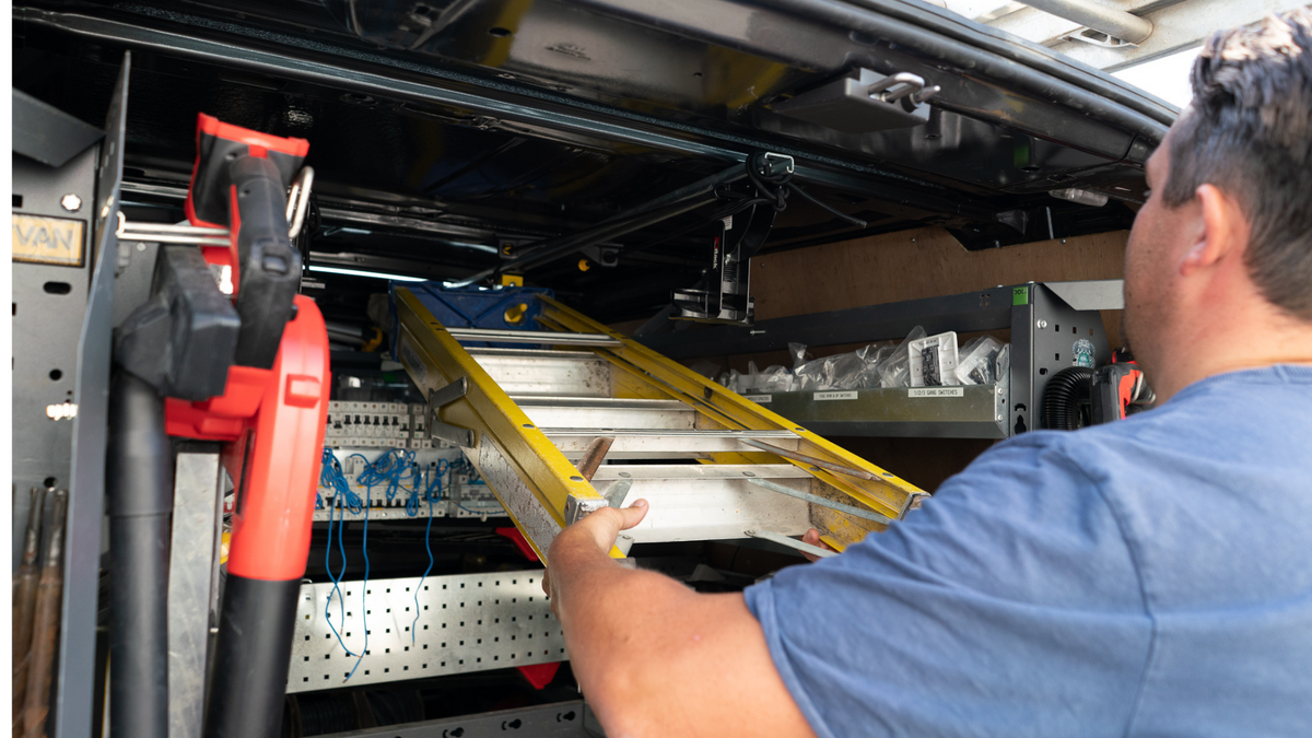 JET Rack® Ladder Storage System | Efficient and Secure Storage System